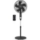 HIGH FLOOR FAN  IZ-9033 40cm BLACK R/C 70W